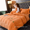 Conjunto de cama acolchoado acolchoado personalizado de luxo